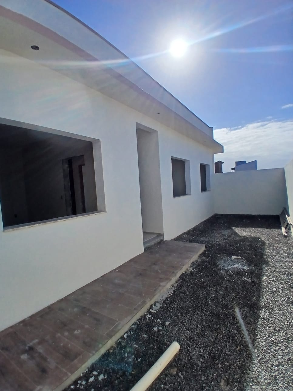 Casa nova no litoral | Fase final de acabamento